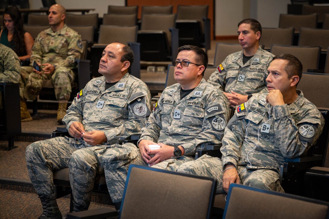 Members of the Ecuador and Uruguay armed forces visited Vandenberg Space Force Base for a space familiarization tour 21-23 May. During the visit, participants received briefings on U.S. Space Forces - Space, the Combined Space Operations Center, Space Domain Awareness, and Space-Track.org. Additionally, participants received a tour of the installation including two launch sites and the installation museum. By hosting countries who are new to Space Domain Awareness, the U.S. can share best practices and encourage norms of behavior in space. (U.S. Space Force photo by David Dozoretz)