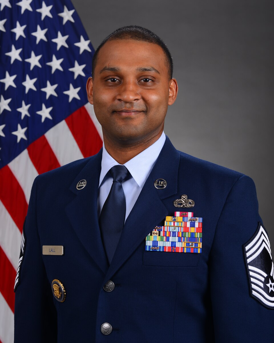 Chief Master Sergeant Walter Lall headshot. (U.S. Air Force courtesy photo).