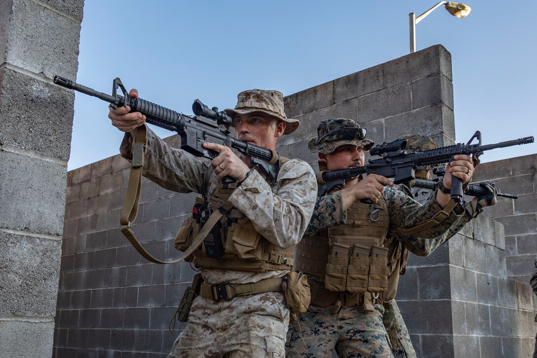 U.S. Marines assigned to Marine Corps Support Facility, New Orleans, participate in a common skills field exercise at Camp Shelby, Mississippi, April 30, 2024. The exercise was conducted for the opportunity to maintain proficiency in individual level skills common to all Marines. (U.S. Marine Corps photo by Cpl. Grace J. Kindred).