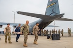 Airmen from the U.S. Air Force, Peruvian Air Force and Coast Guard, transport a simulated aeromedical evacuation patient during Resolute Sentinel 2024 in Lima, Peru, May 30, 2024. Exercise RS24 is an opportunity for cultural and tactical integration between the U.S. and its allied Latin American nations. (U.S. Air force photo by Airman 1st Class Sir Wyrick)