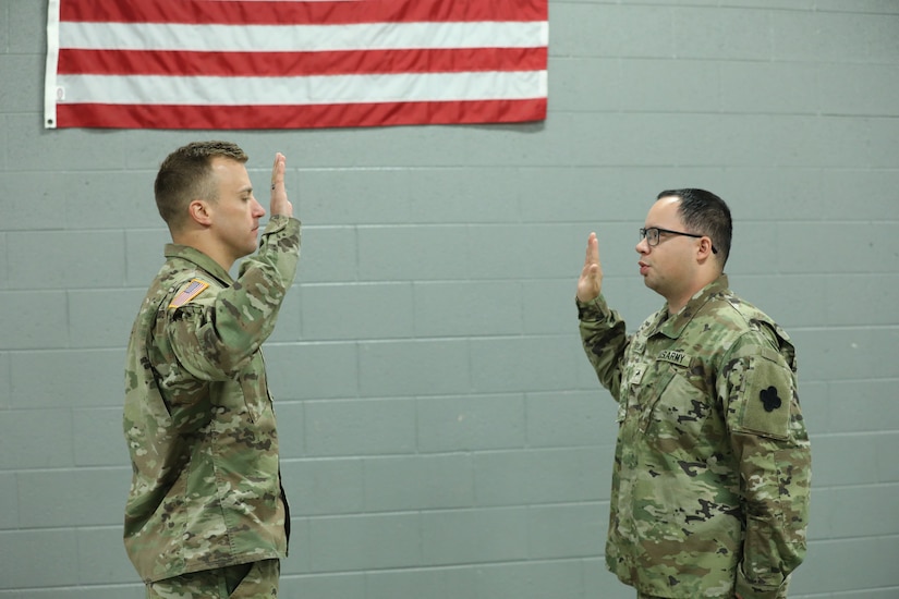 A public affairs Soldier's journey to re-enlistment