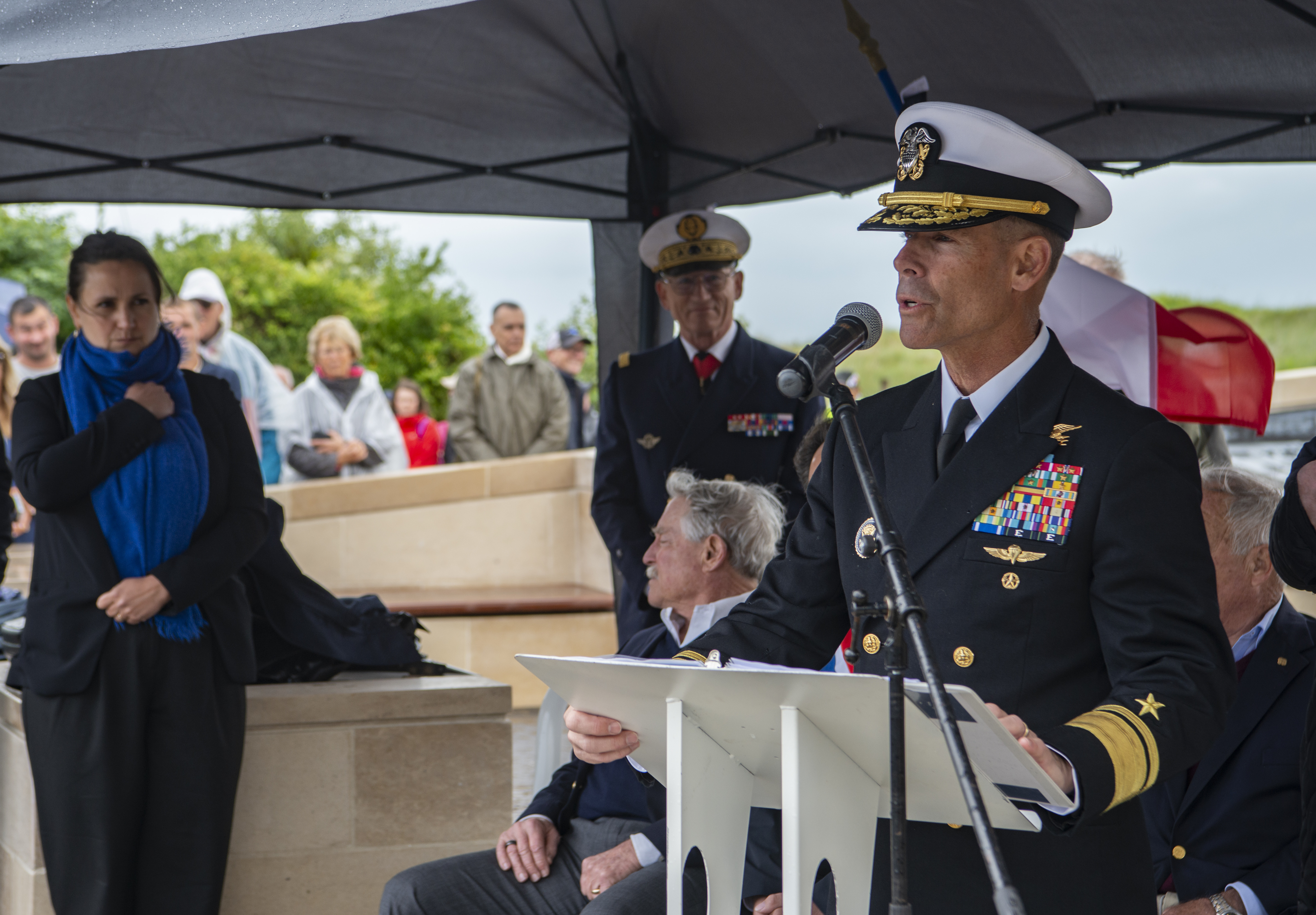 Naval Special Warfare Dedicates Normandy NCDU, S&R Monument Park
