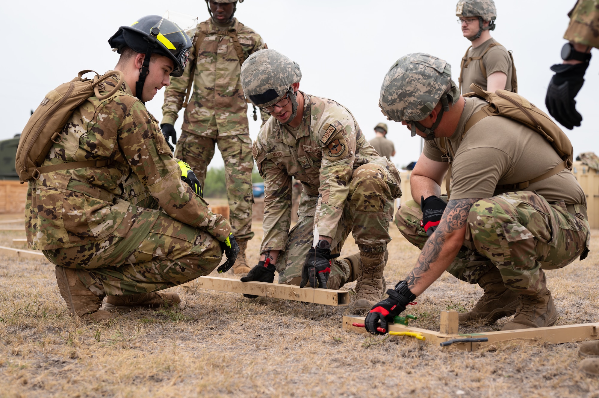 The 47th Flying Training Wing conducted Operation Titan Haymaker, a large-scale exercise, May 23, 2024, to familiarize first-term enlisted Airmen and Company Grade Officers on what to expect in an austere deployed environment. The exercise employed Agile Combat Employment (ACE) elements into the objectives.