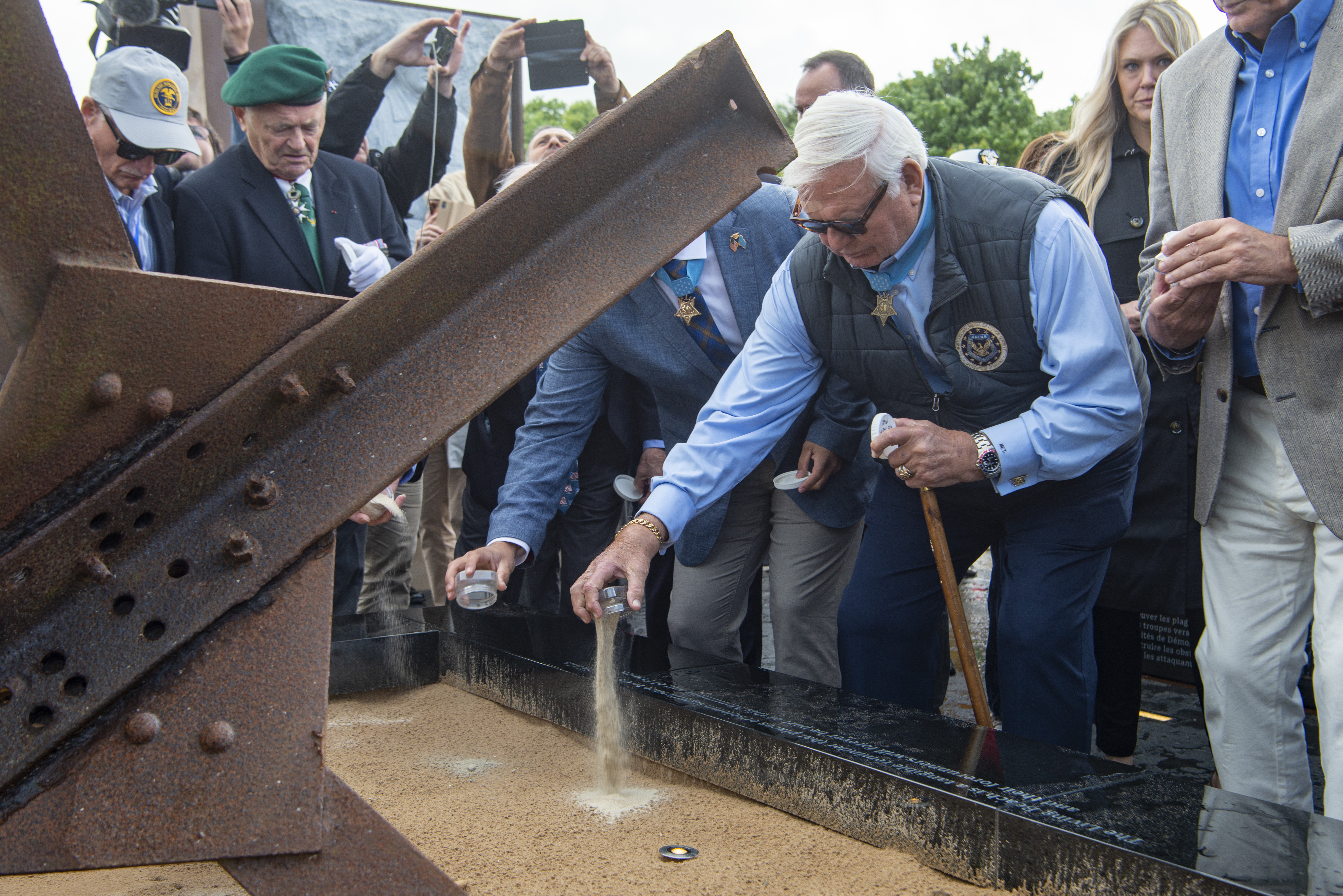Naval Special Warfare Dedicates Normandy NCDU, S&R Monument Park