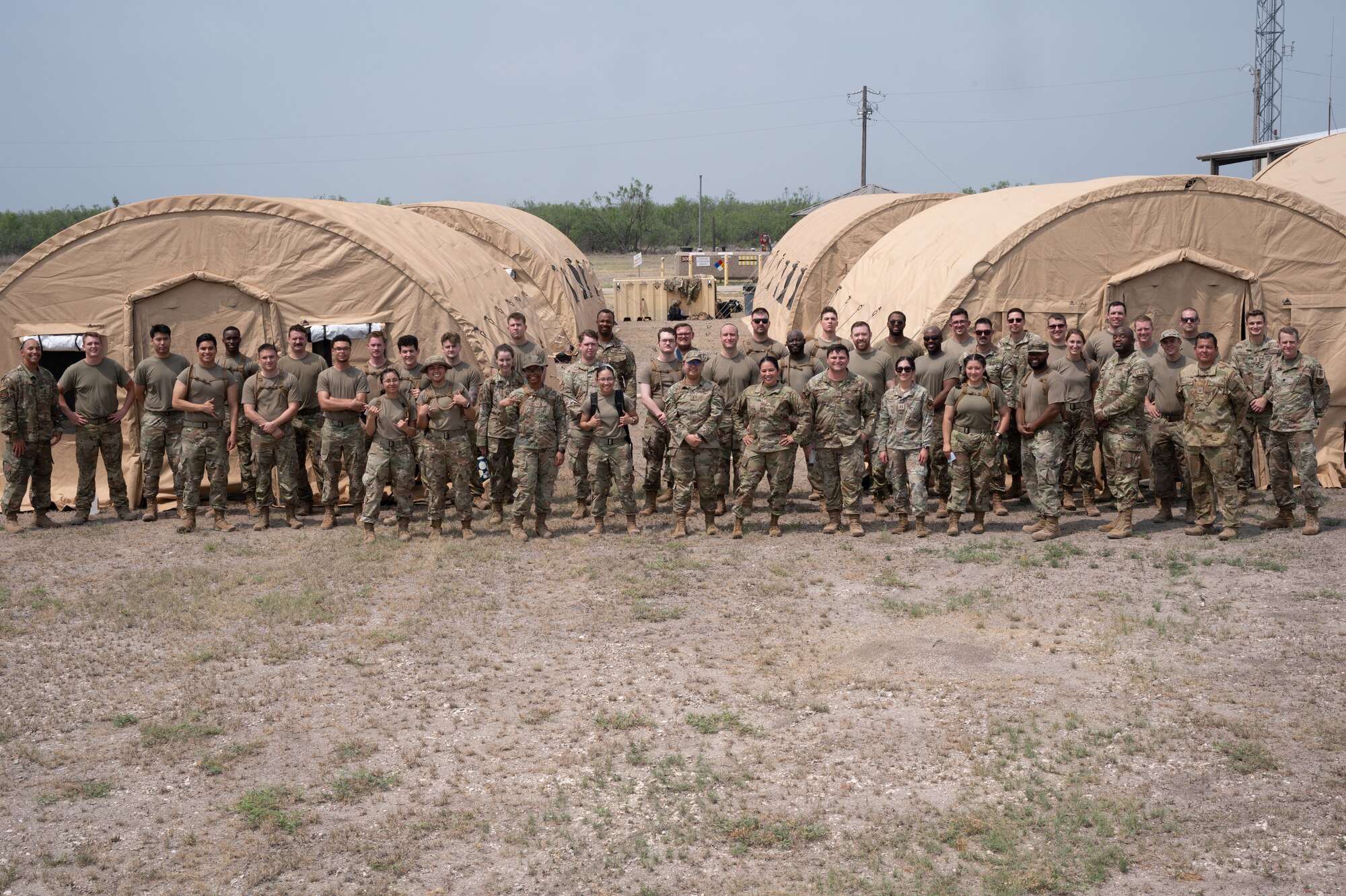 The 47th Flying Training Wing conducted Operation Titan Haymaker, a large-scale exercise, May 23, 2024, to familiarize first-term enlisted Airmen and Company Grade Officers on what to expect in an austere deployed environment. The exercise employed Agile Combat Employment (ACE) elements into the objectives.