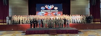 Washington National Guard and Malaysian Armed Forces members participate in the Bersama Warrior 2024 opening ceremonies June 1, 2024, at Kuala Lumpur, Malaysia. The Washington Guard and Malaysia have been partners under the State Partnership Program since 2017.