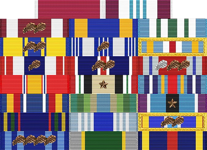 Col. Alan Partridge Ribbon rack