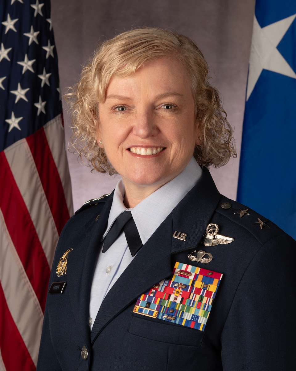 This is the portrait of Maj. Gen. Melissa A. Coburn.