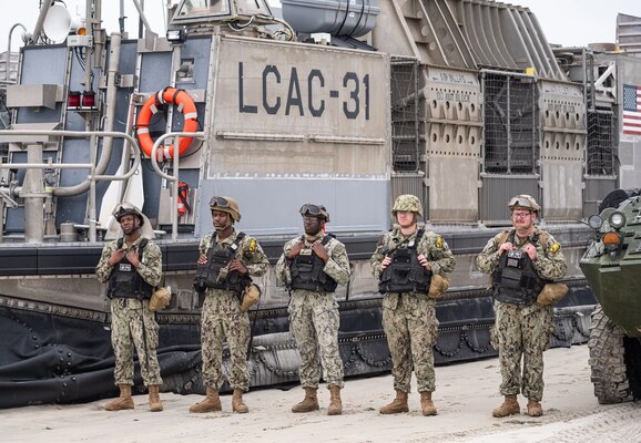 Naval Beach Group's Amphibious Forces Commemorate D-Day's 80th Anniversary