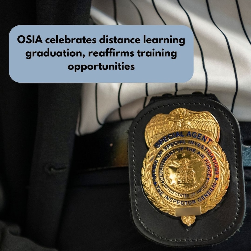 OSIA celebrates distance learning graduation, reaffirms training opportunities