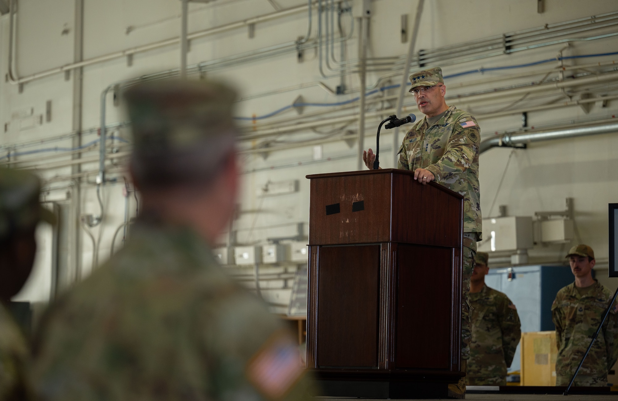 The official ceremony of the U.S. Army’s Joint Tactical Ground Station missile warning systems to the U.S. Space Force took place at Peterson Space Force Base, Colo., June 7.
