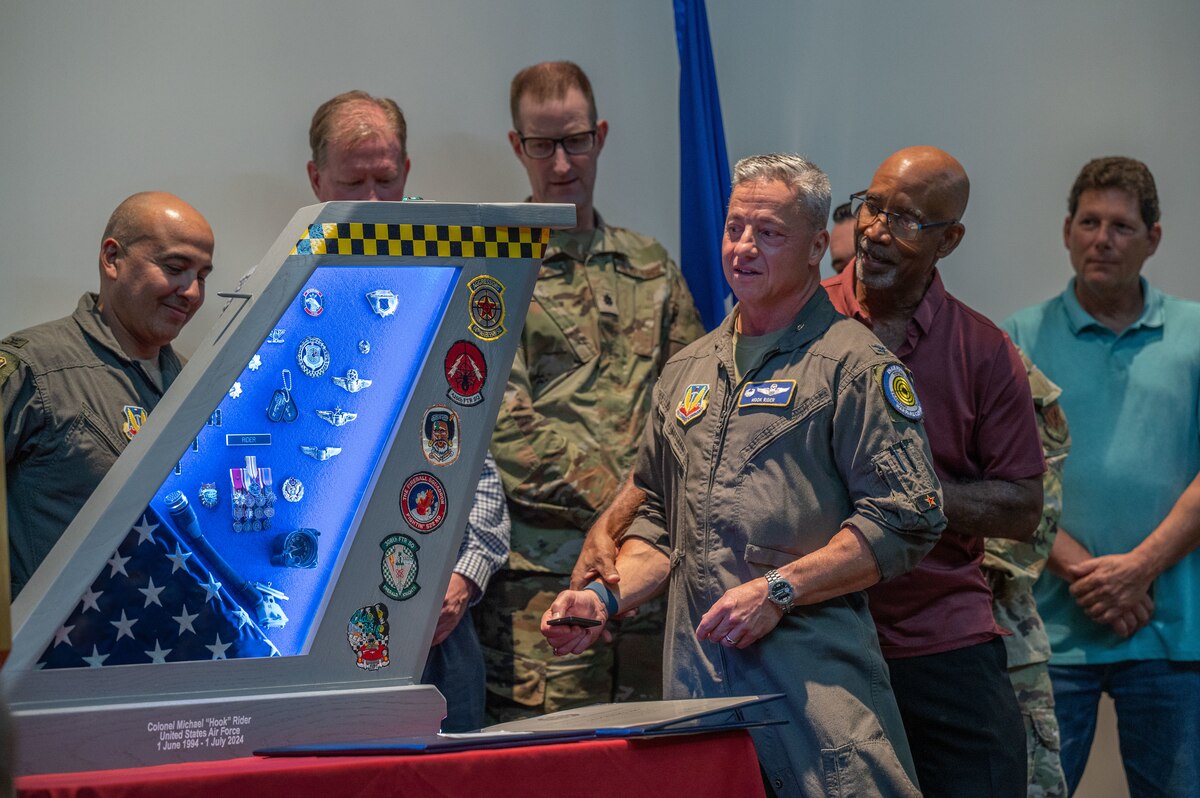 Col. Rider retirement ceremony > Nellis Air Force Base > Article Display