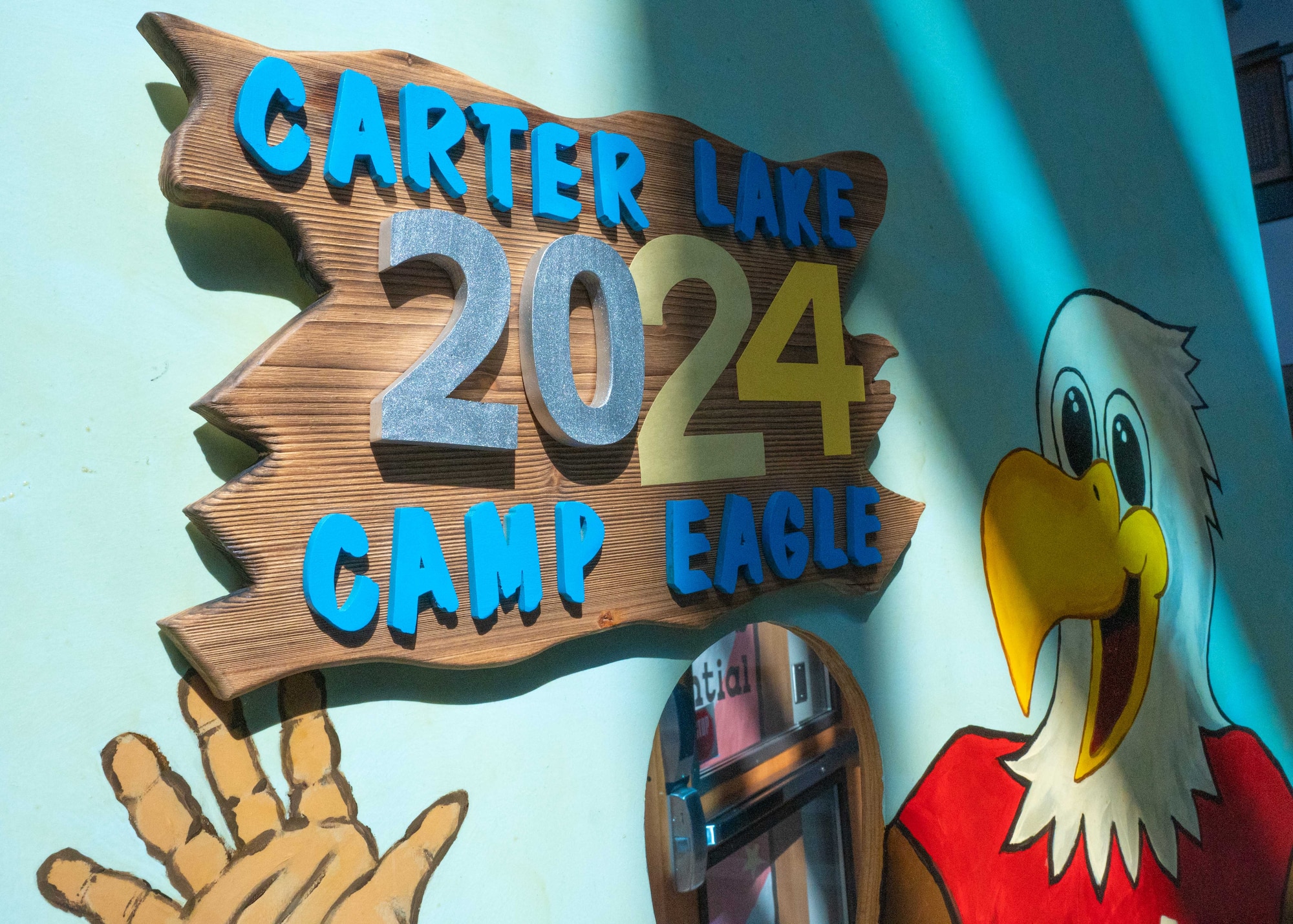 Carter Lake Elementary School holds their annual Camp Eagle event for students to learn about the various military units at Joint Base Lewis-McChord, Washington, June 6, 2024. Volunteers from various units and base organizations attend the Camp Eagle event to teach students about different military careers and support organizations.