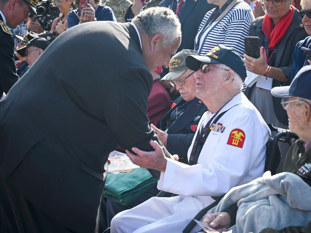 SECNAV Carlos Del Toro attends events commemorating the 80th anniversary of the D-Day landings in Normandy, France.
