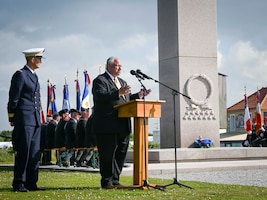 SECNAV Carlos Del Toro attends events commemorating the 80th anniversary of the D-Day landings in Normandy, France.