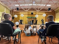 The U.S. Naval Forces Europe-Africa Band performs in Lithuania during Baltic Operations 2024 (BALTOPS24).