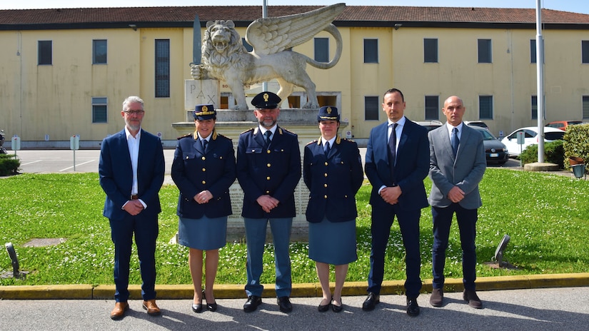 Army CID Vicenza Resident Agency and Vicenza Traffic Police Recognize International Partnership