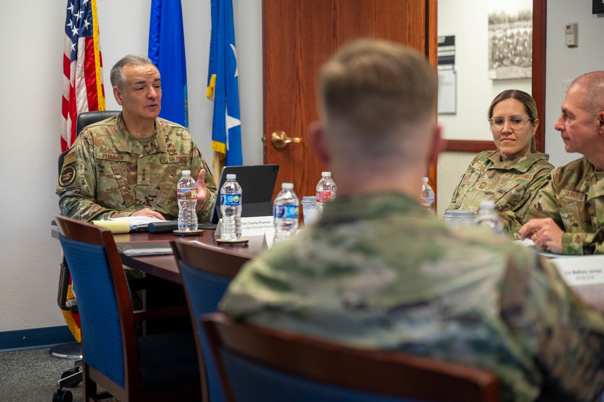 general speaking during a briefing