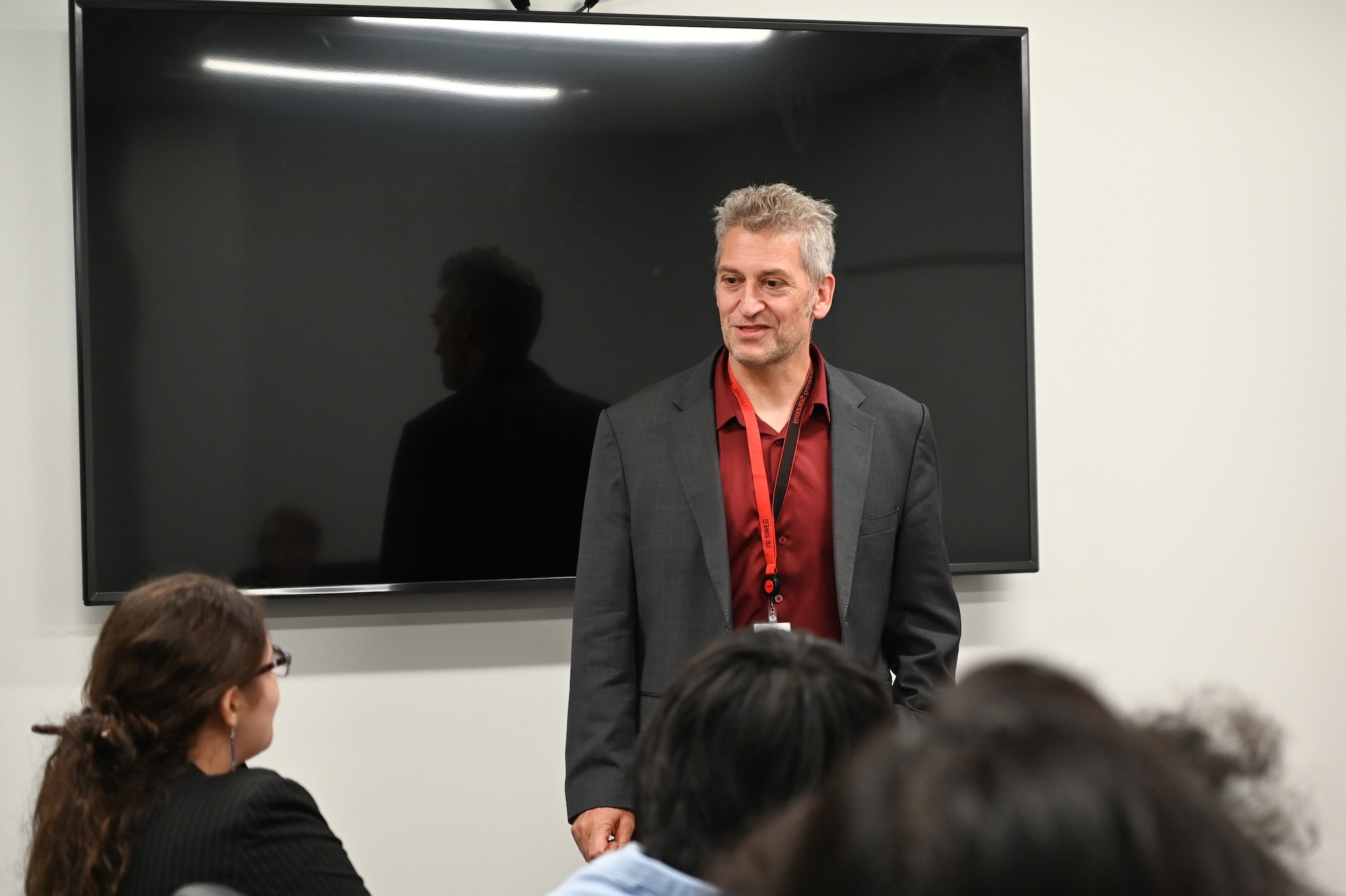 Participants of the Department of Defense Science, Mathematics, and Research for Transformation Scholarship-for-Service Program were given a glimpse into the inner workings of the 76th Software Engineering Group, Tinker AFB, Okla. June 6.