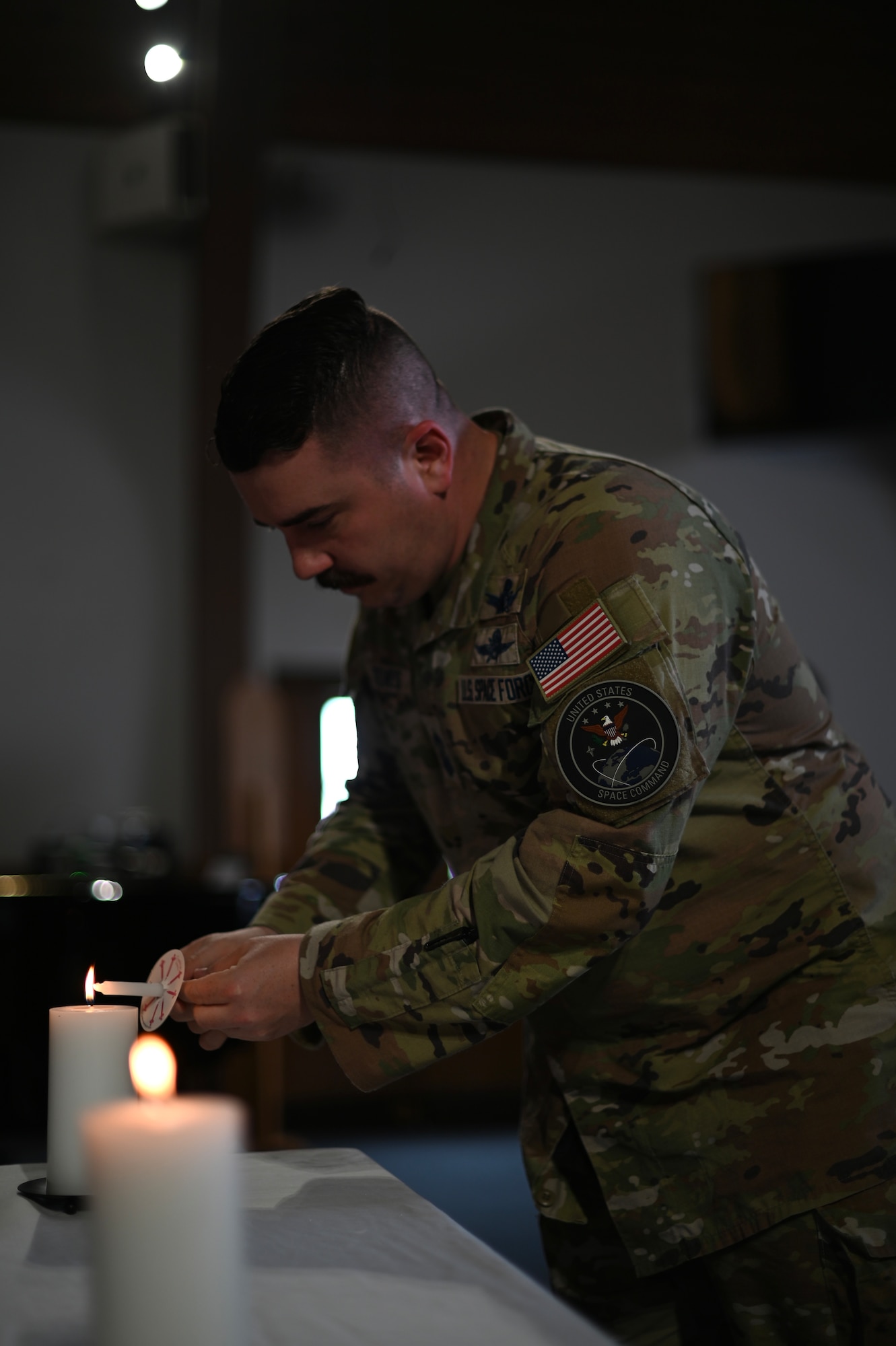 candlelight vigil at vsfb for senior airman roger fortson