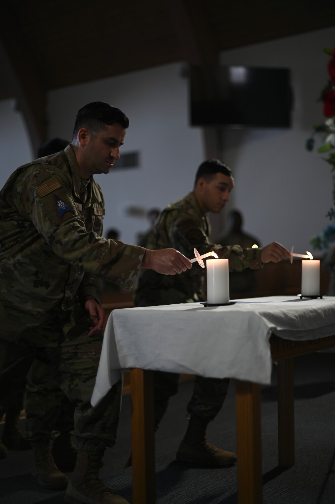 candlelight vigil at vsfb for senior airman roger fortson