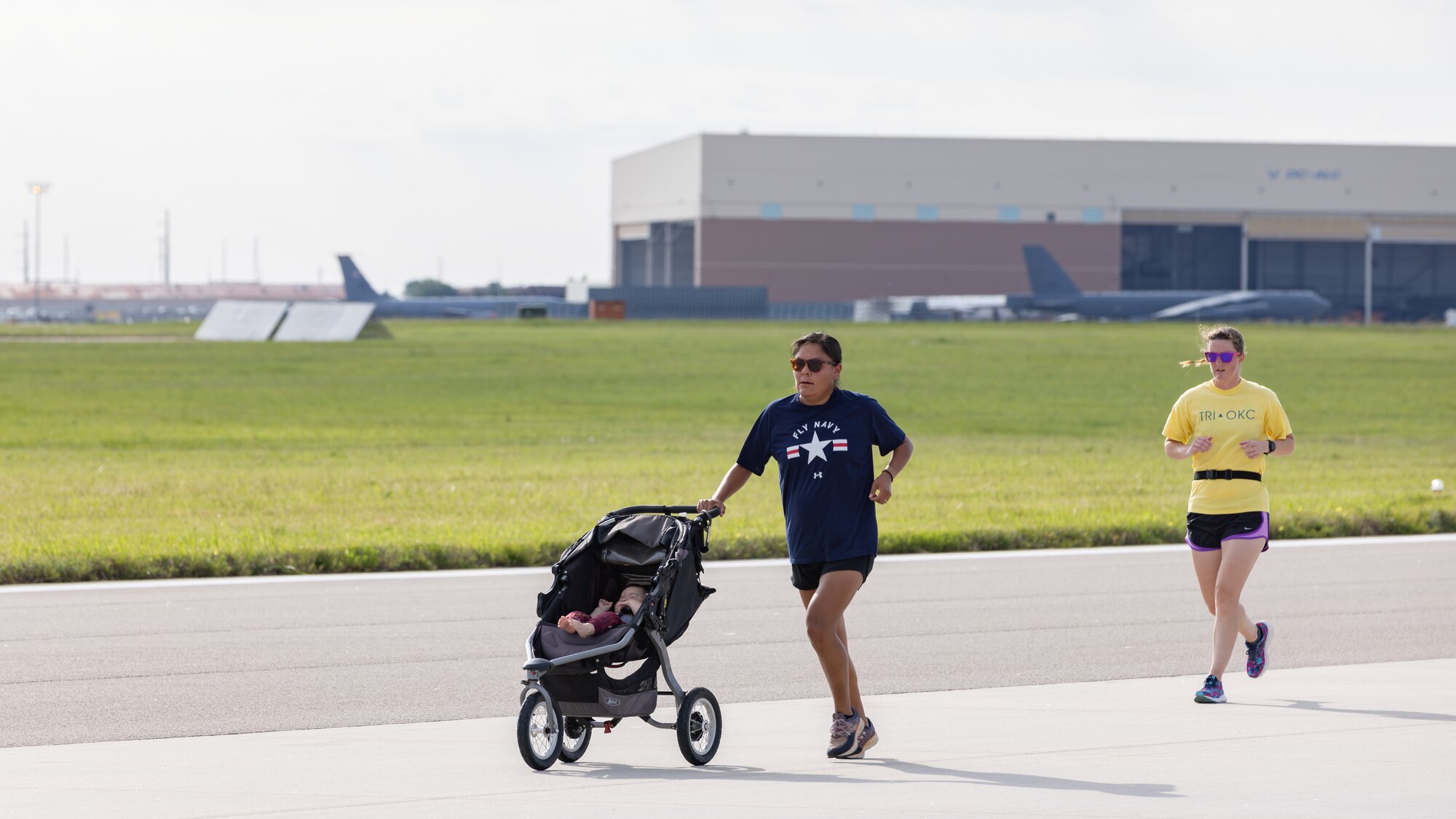 woman running