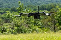 Soldiers with the Army National Guard train with RQ-28A short range reconnaissance quadcopters during a field training exercise at Fort Indiantown Gap, Pennsylvania, June 6, 2024. Instructors with the Pennsylvania National Guard's 166th Regiment Regional Training Institute led the training, where Soldiers gained the most up-to-date knowledge and readiness with these drones. (U.S. Army National Guard photo by Wayne V. Hall)