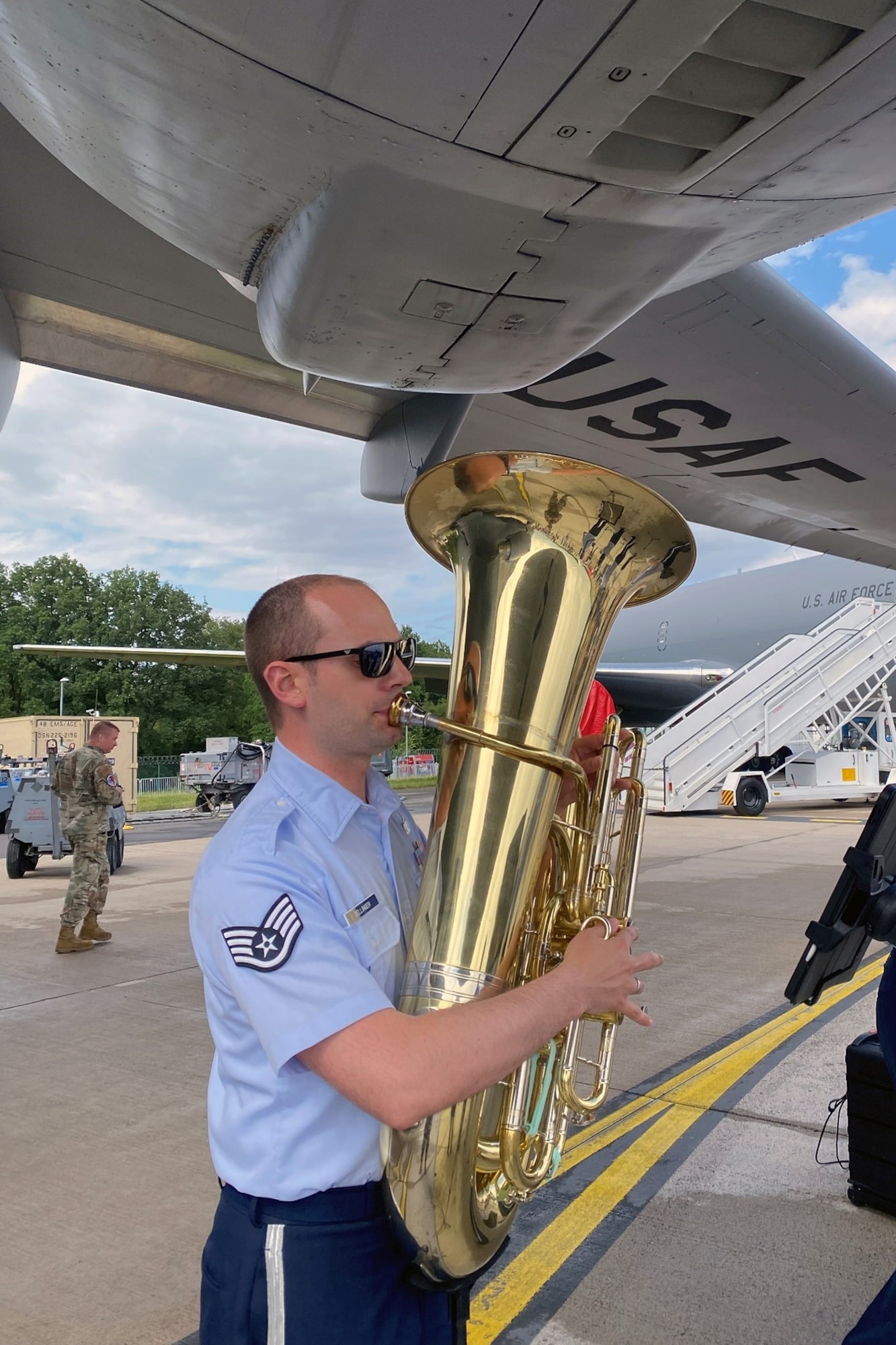 USAFE AFAFRICA Band Builds Partnership at Berlin Air Show U.S. Air Forces in Europe Air Forces Africa Article Display