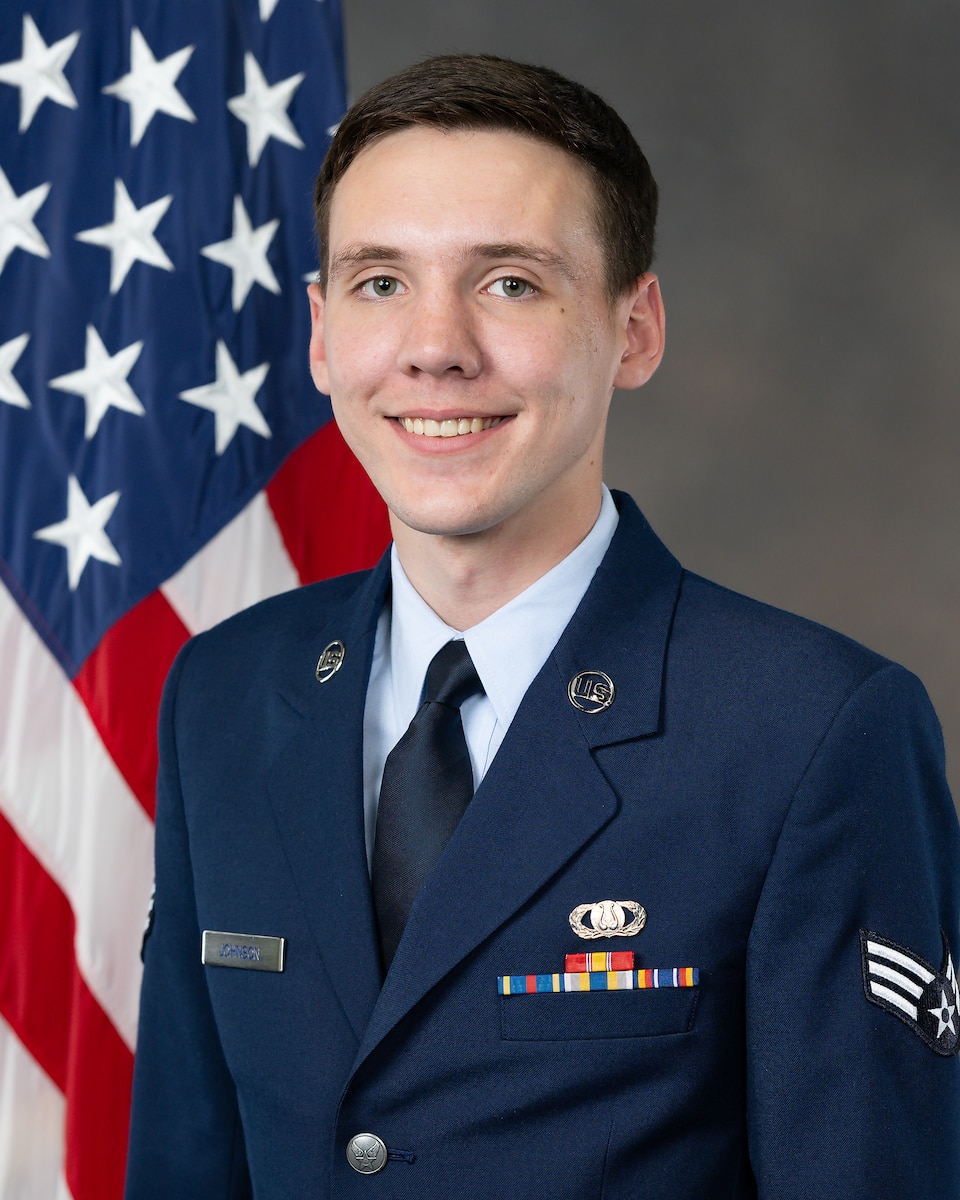 Official Photo of Senior Airman Hayden Johnson
