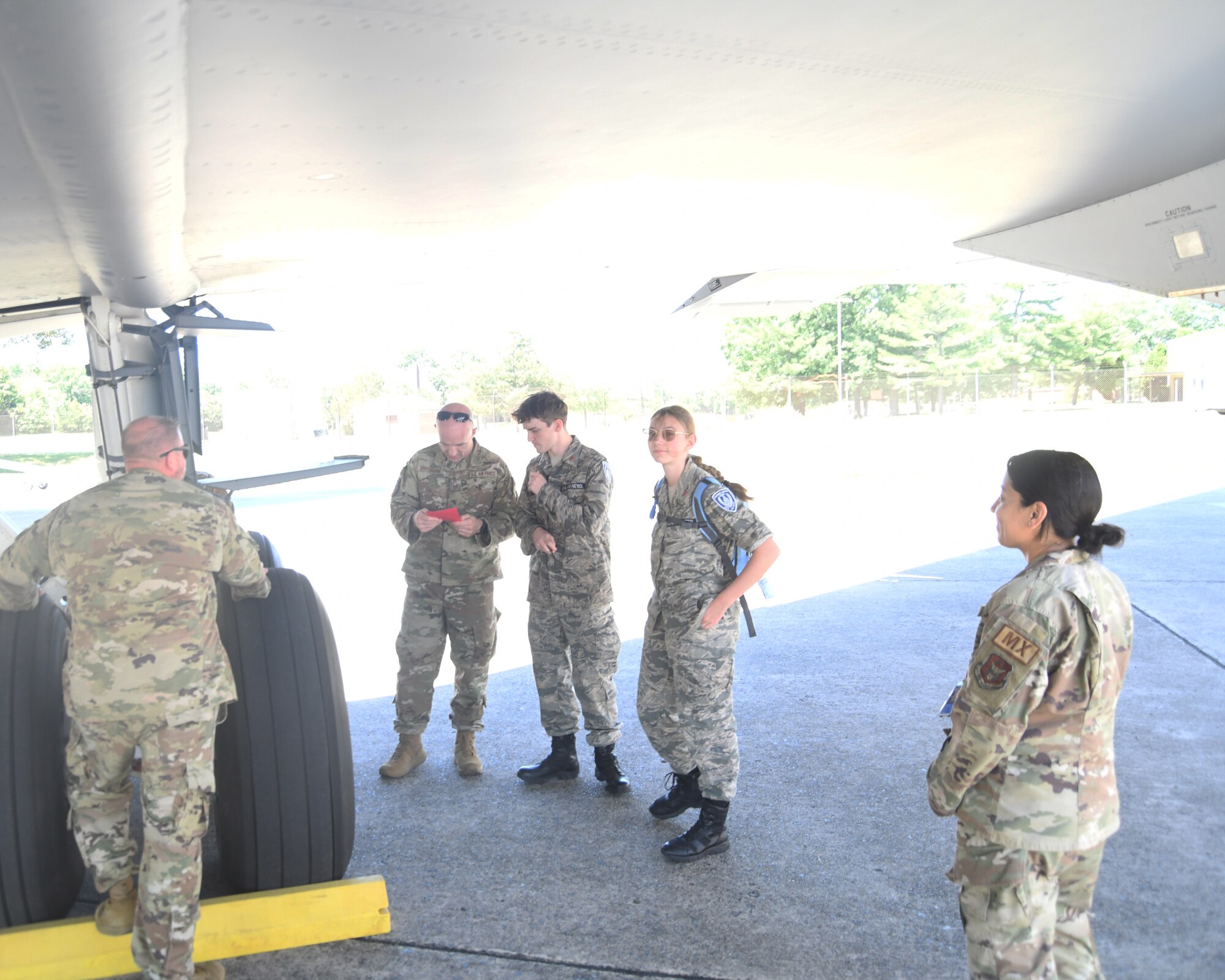 The 459th ARW participated in the JBA Aviation Inspiration Mentorship Day, June 8, 2024. AIM is an opportunity to reach younger audiences about careers and opportunities regarding aviation. Through AIM, the 459th and the JBA mission partners were able to inform, influence, and inspire the next generation of diverse aviators and leaders for the Air Force. (U.S. Air Force phot by Lt. Col. Timothy Smith)