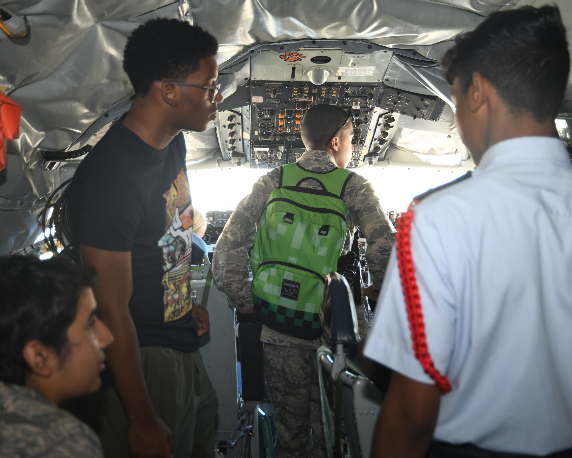 The 459th ARW participated in the JBA Aviation Inspiration Mentorship Day, June 8, 2024. AIM is an opportunity to reach younger audiences about careers and opportunities regarding aviation. Through AIM, the 459th and the JBA mission partners were able to inform, influence, and inspire the next generation of diverse aviators and leaders for the Air Force. (U.S. Air Force phot by Lt. Col. Timothy Smith)