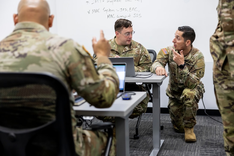 A “power team” made up of Soldiers and civilians from multiple governmental agencies trained together during a two-week exercise May 27 through June 7. The scenario simulated a devastating power outage affecting multiple states.