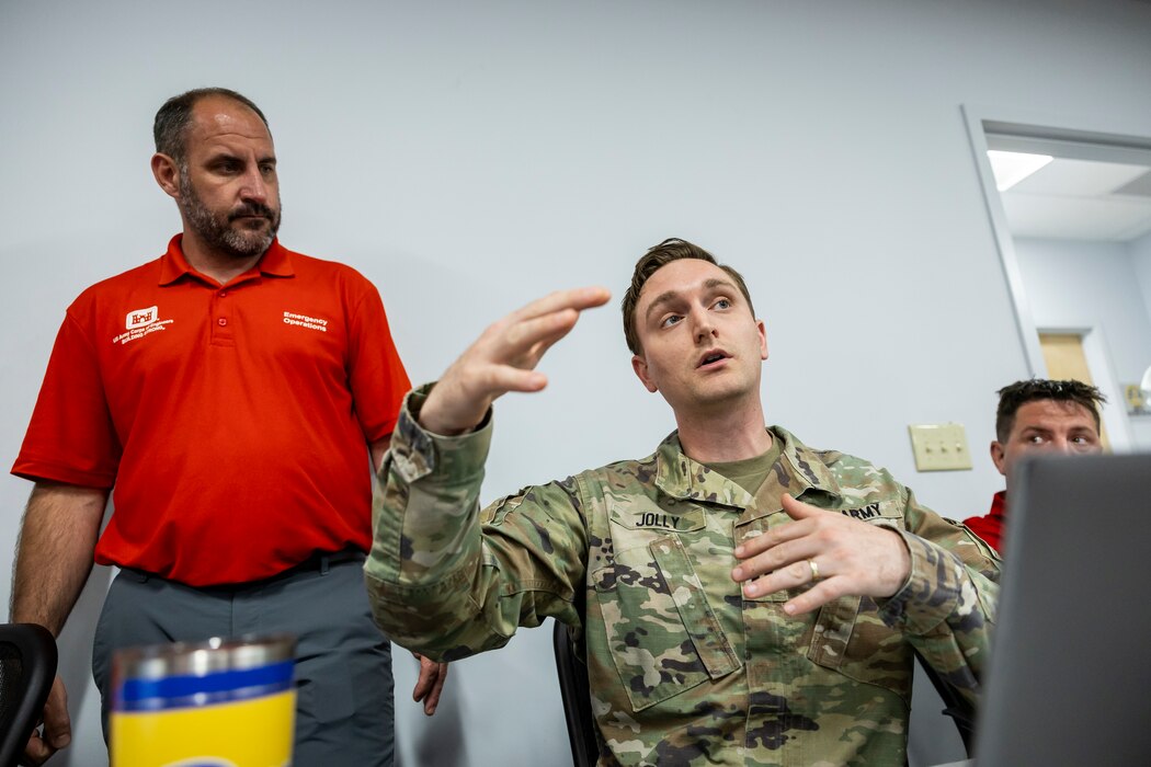 A “power team” made up of Soldiers and civilians from multiple governmental agencies trained together during a two-week exercise May 27 through June 7. The scenario simulated a devastating power outage affecting multiple states.