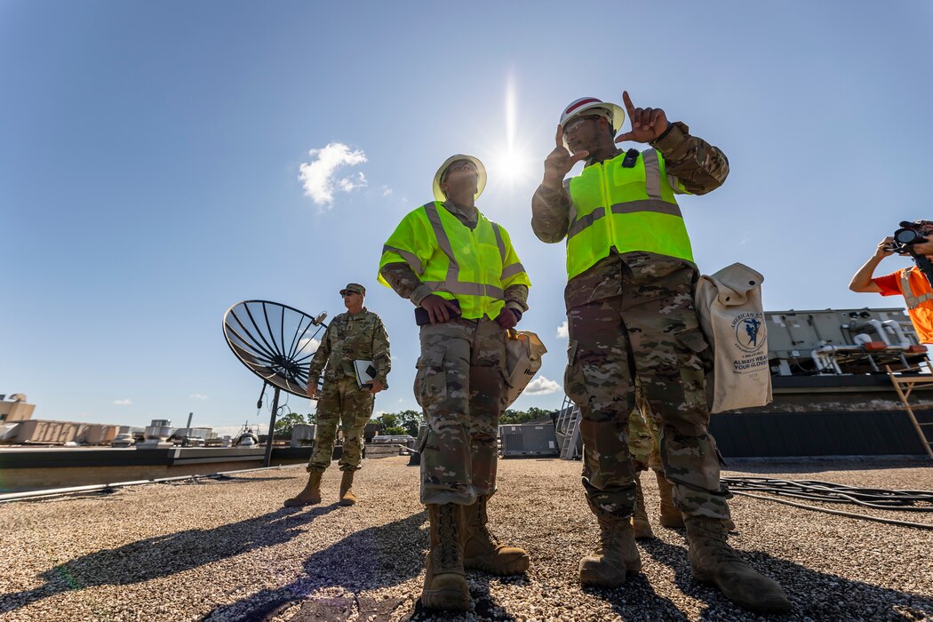 A “power team” made up of Soldiers and civilians from multiple governmental agencies trained together during a two-week exercise May 27 through June 7. The scenario simulated a devastating power outage affecting multiple states.