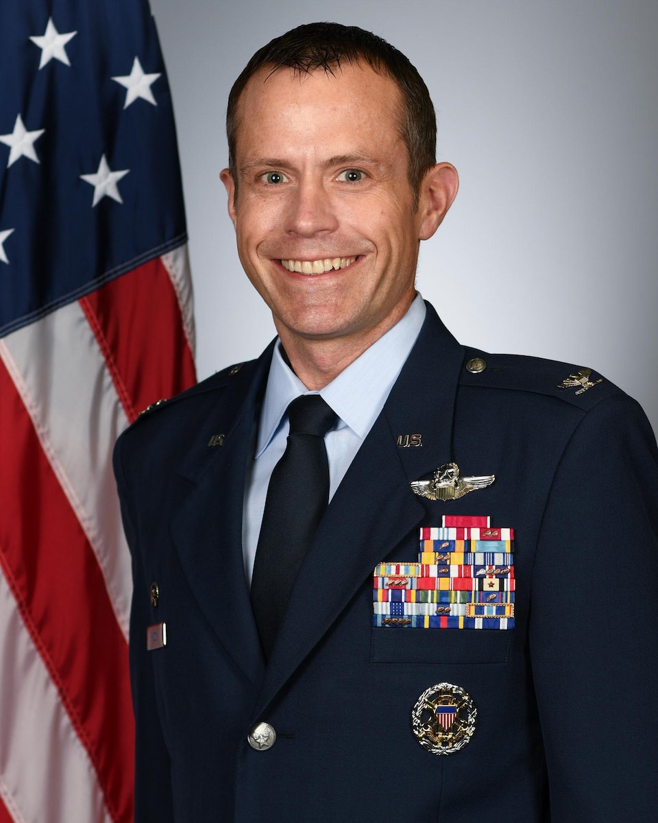 Official headshot photo for Col. Hicok.