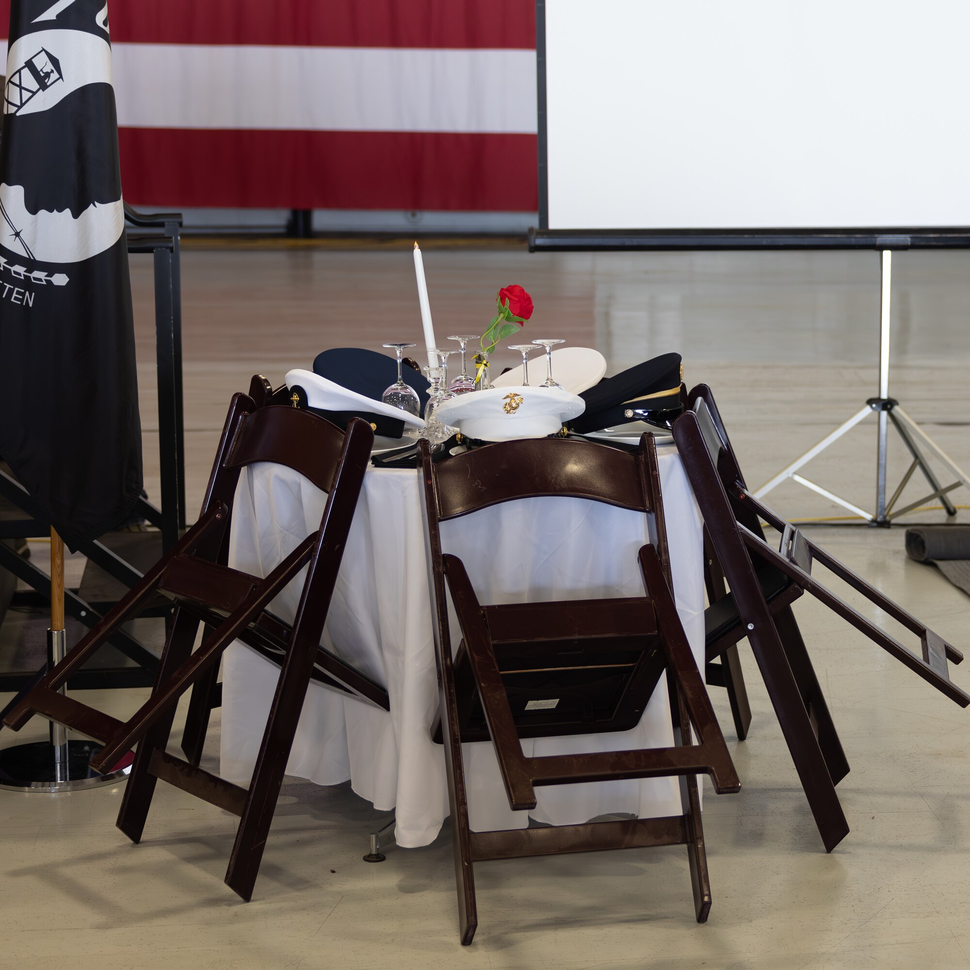 A table with chairs