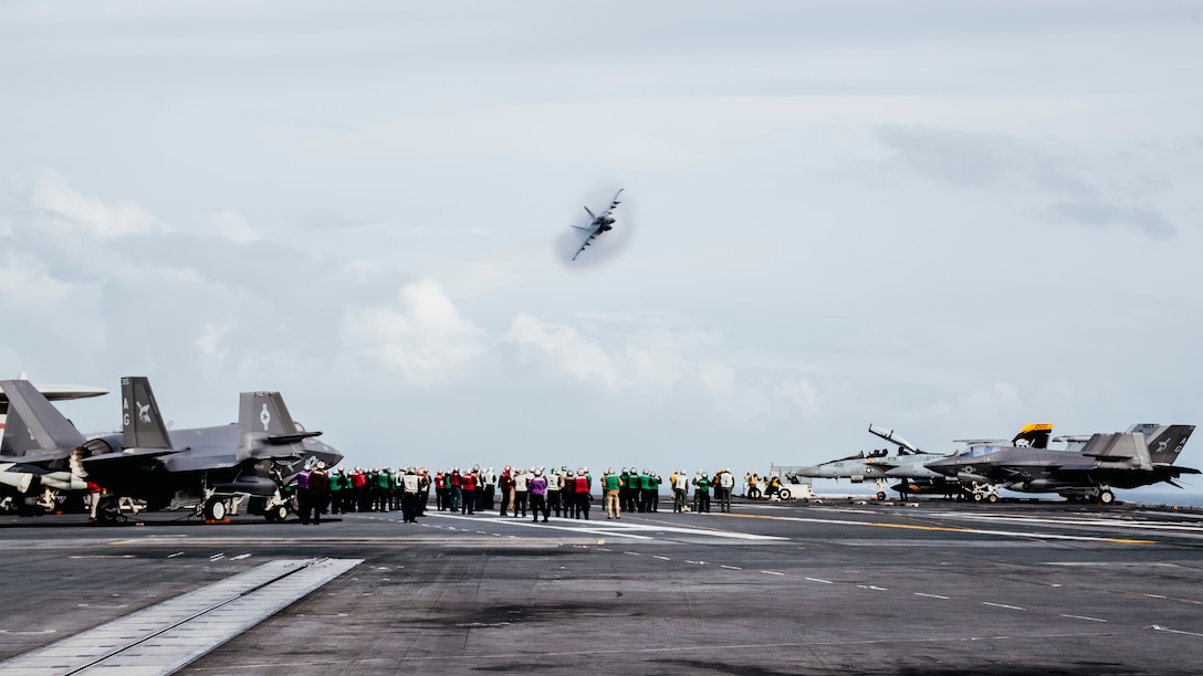 Aerial change of command.
