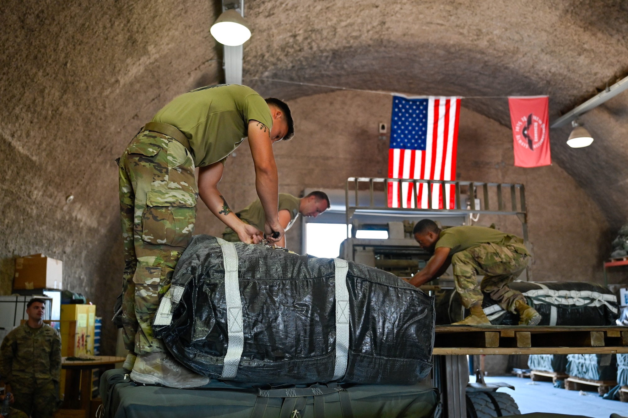 Over 2.5 million pounds of food have been airdropped via CDS bundle to Gaza. (U.S. Air Force photo)