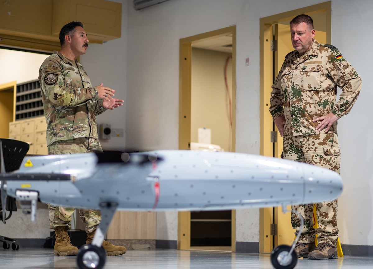 The tour symbolized the start of an ever developing partnership between TF-99 and German Armed Forces within the region. (U.S. Air Force photo)