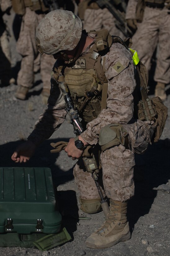 4th Combat Engineer Battalion demonstrates anti-personnel obstacle breaching system at Integrated Training Exercise 4-24