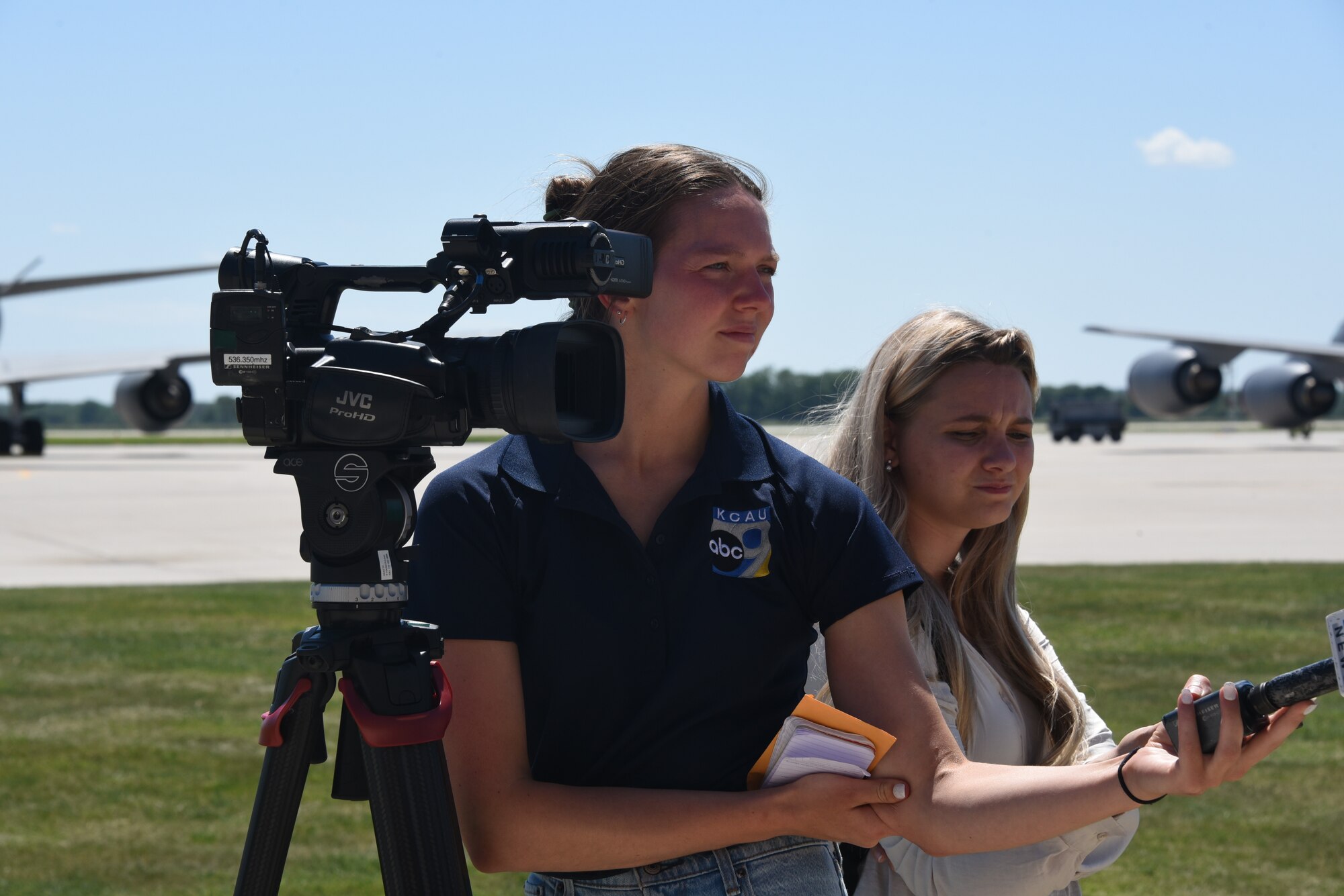 Local News interviews 185th air crew