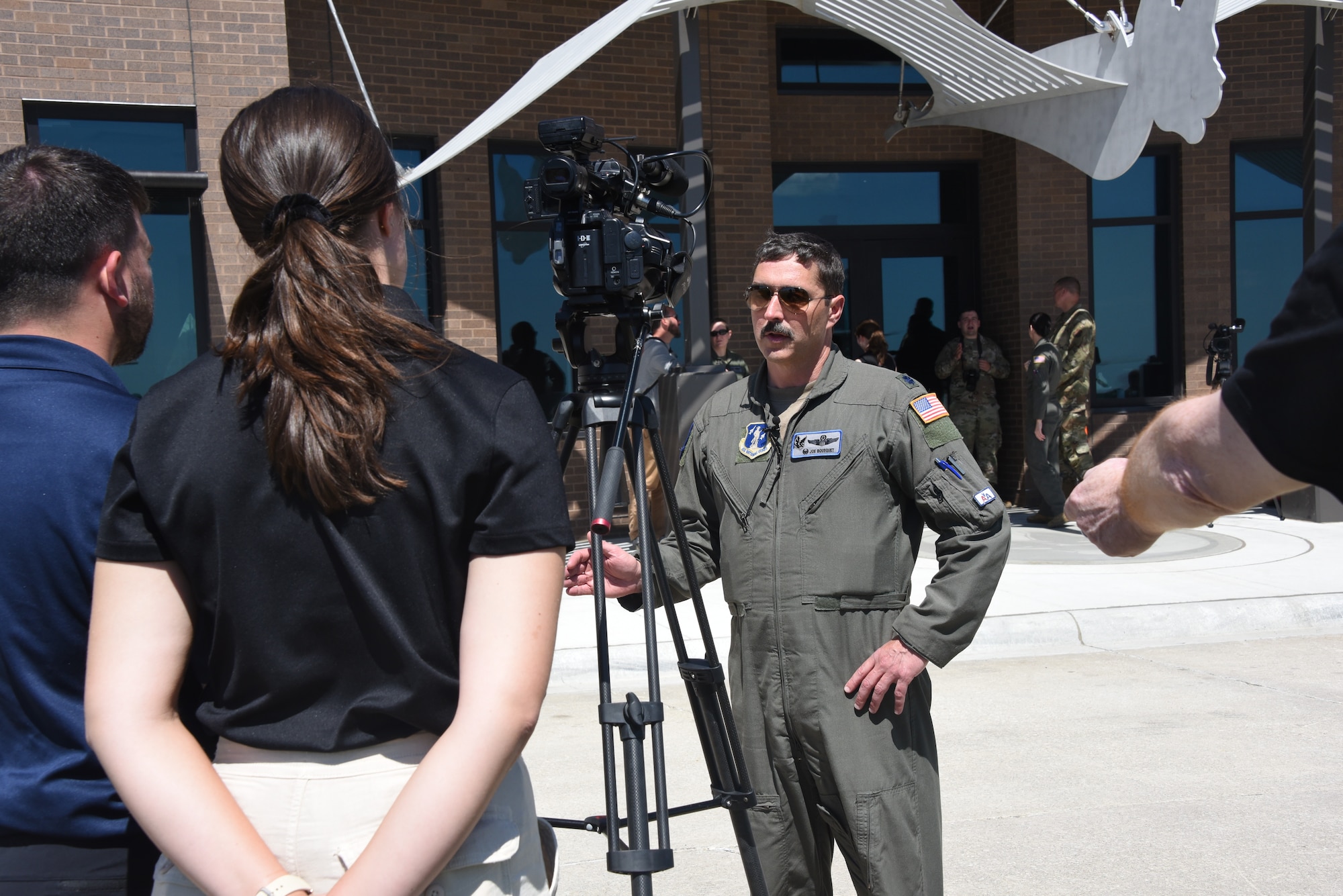 KTIV news interviews Lt. Col. Joseph Bousquet