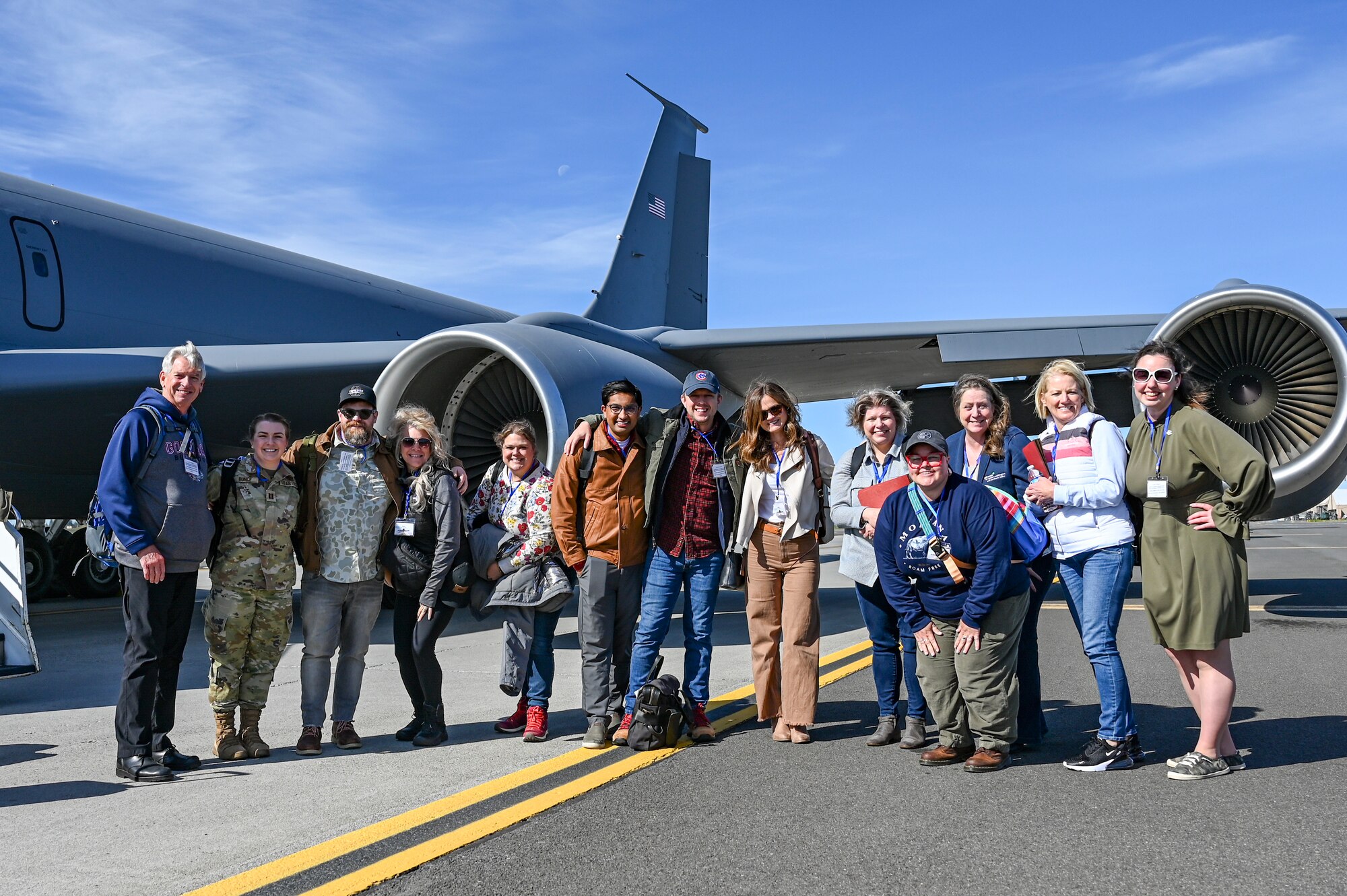 Honorary Commanders pose for a photo