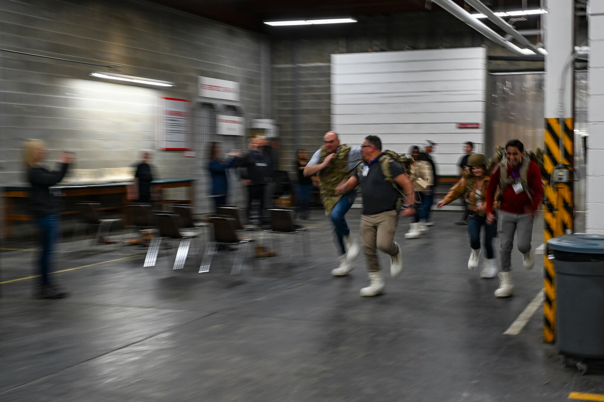 People racing on foot