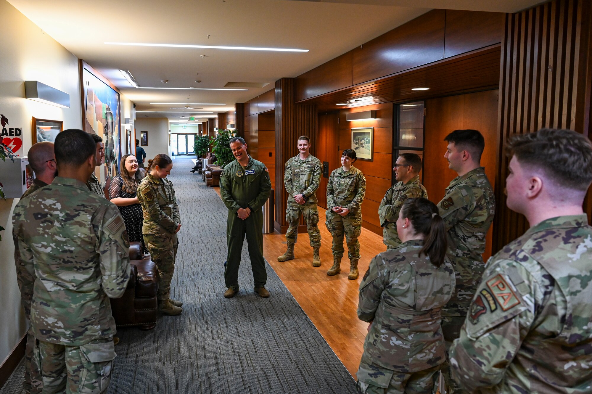 Col. Chesley Dycus thanks Airmen
