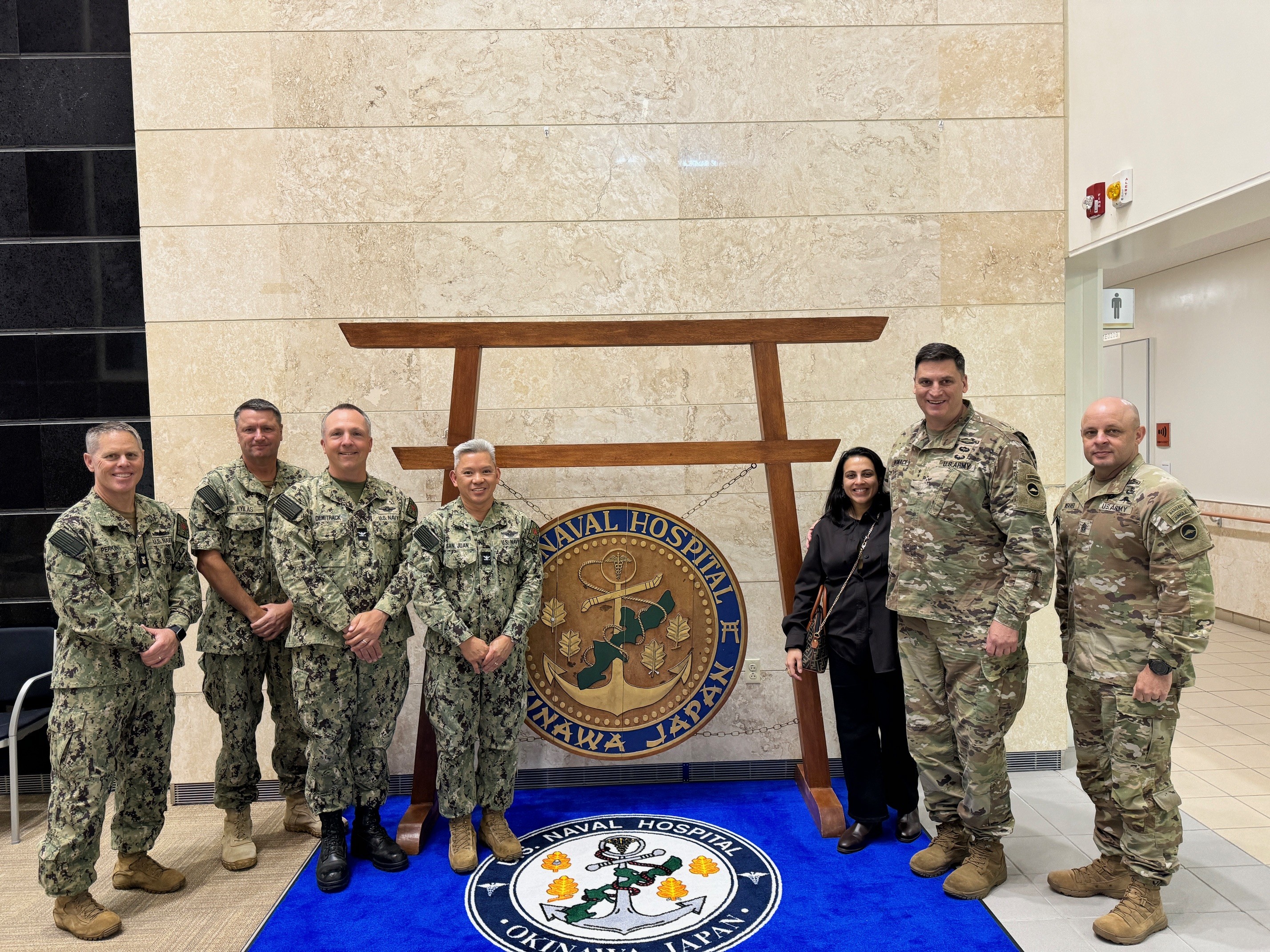 U.S. Naval Hospital Okinawa Hosts U.S. Army Japan's Commanding