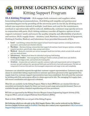 Kitting Support Program Guide thumbnail
