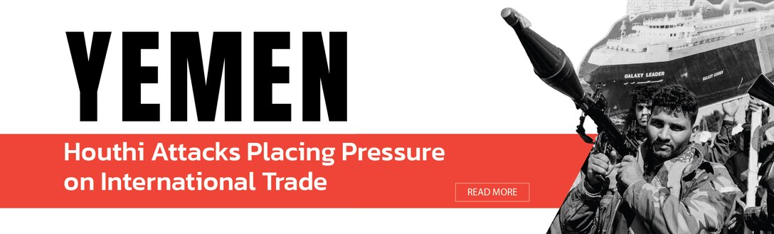 An image/graphic for the Houthi attacks on international trade article.