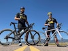 Ret. Army Sgt. Justin Mathers trains with Former Team Army and Team US athlete Mike Murphy.