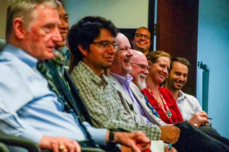 U.S. Army Corps of Engineers Los Angeles District employees attend a town hall June 12 at the district’s main office in Los Angeles. The event gave employees a platform to ask questions and provide feedback directly to higher-ups.